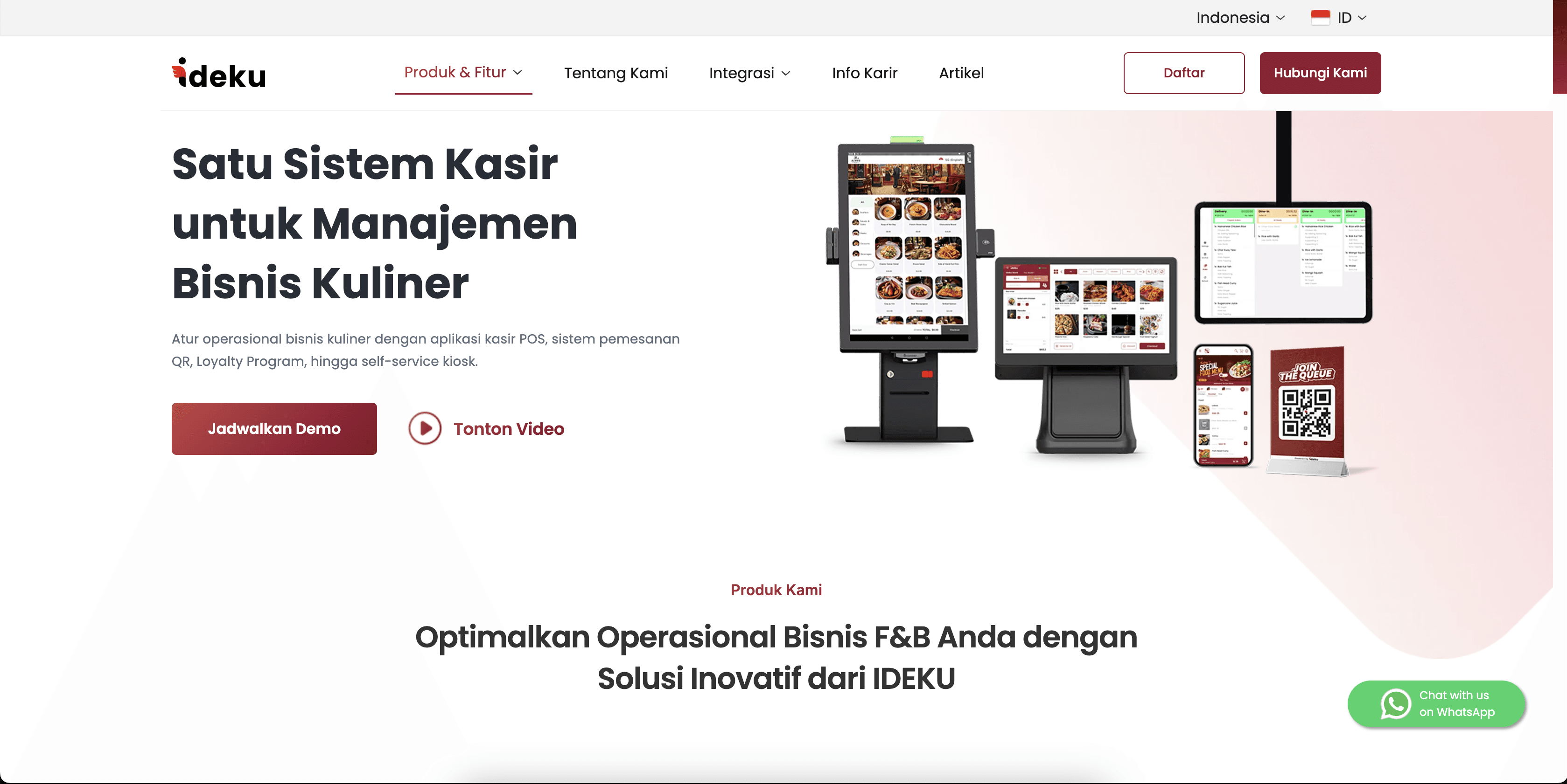 Official Website IDEKU – preview